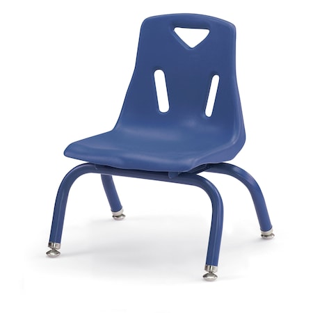 Jonti-Craft Berries Stacking Chair with Powder-Coated Legs, 8 in. Ht, Blue 8118JC1003